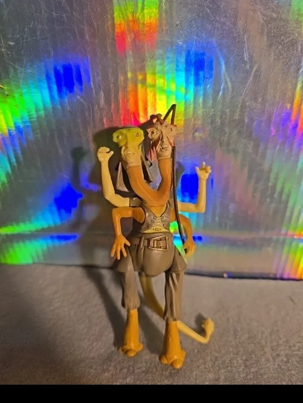 062726 Star Wars Power Of The Jedi 2 Headed Announcer Action Figure Hasbro 2000#